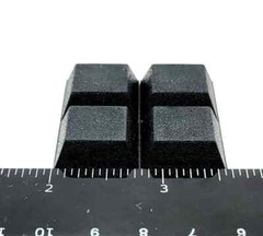 3/4″ Wide Square Rubber Stick on Feet 5/16 Thick Adhesive Backing Bumper Pads