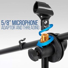Pyle Universal Tripod Microphone Stand – Pair of Adjustable Height 27.5” to …