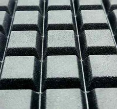 3/4″ Wide Square Rubber Stick on Feet 5/16 Thick Adhesive Backing Bumper Pads