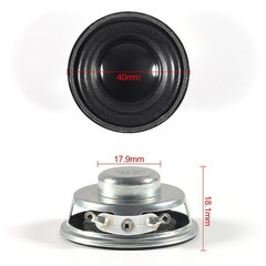 ALMOCN 2PCS 1.5″ 4Ohm 3W DIY Small Full Range Audio Speaker Stereo