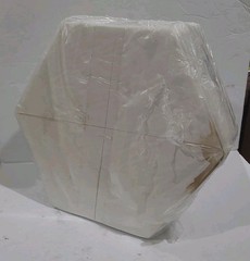 12 Pack Adhesive Acoustic Panels 3D Hexagon Acoustic Panels 14″ X 12″ X 0.2″