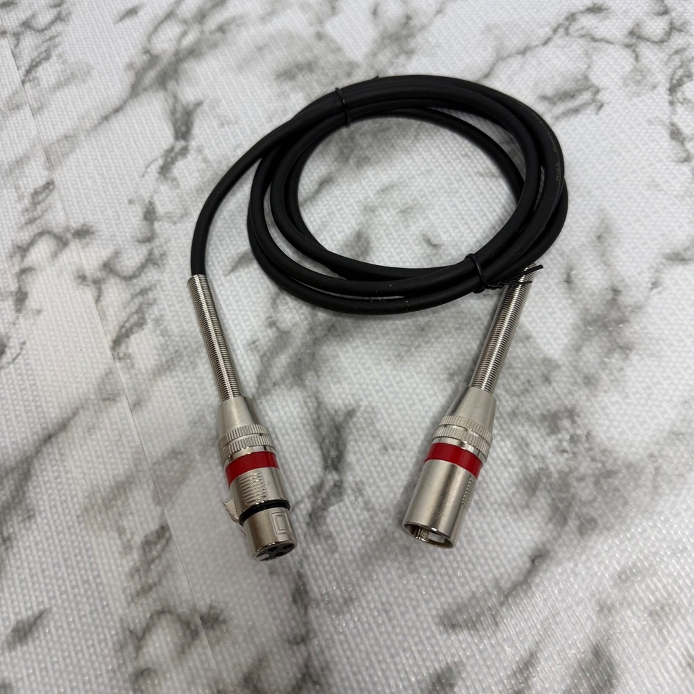 6ft XLR Microphone Cable Male to Female High Grade Low Noise Audio Cord