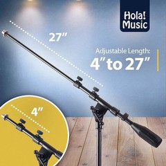 Mic Stand w/Adjustable Height for Home, Studio, Office or Stage Use – Weighte…