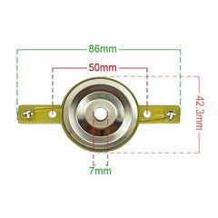 4Pcs Diaphragm For PRV Audio TW350Ti , Quantum Audio – QPT3D Titanium