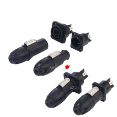 MIC SPEAKON PLUGS 3 PIN MALE FEMALE MAINS INPUT CONNECTOR 16A AC POWER PLUG IP65