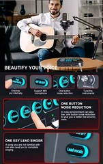 M16 Professional Live Streaming Sound Card, Podcast Audio Interfaces Equipments
