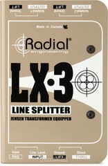 Radial LX3 3-channel Balanced Line Splitter w/Isolation