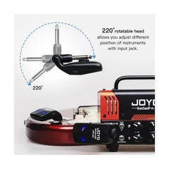 JOYO 2.4GHz Wireless Guitar System 4 Channels Rechargeable Audio Wireless Tra…