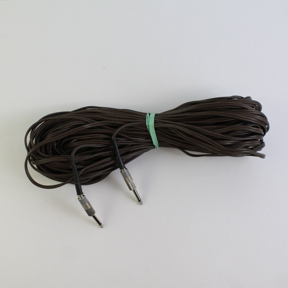 Unbranded Brown 1/4″ TS Connector Audio Cable 105 ft