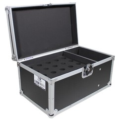 PROX ATA Flight Road Microphone Case Holds 20 Mics & Storage XS-MIC20S