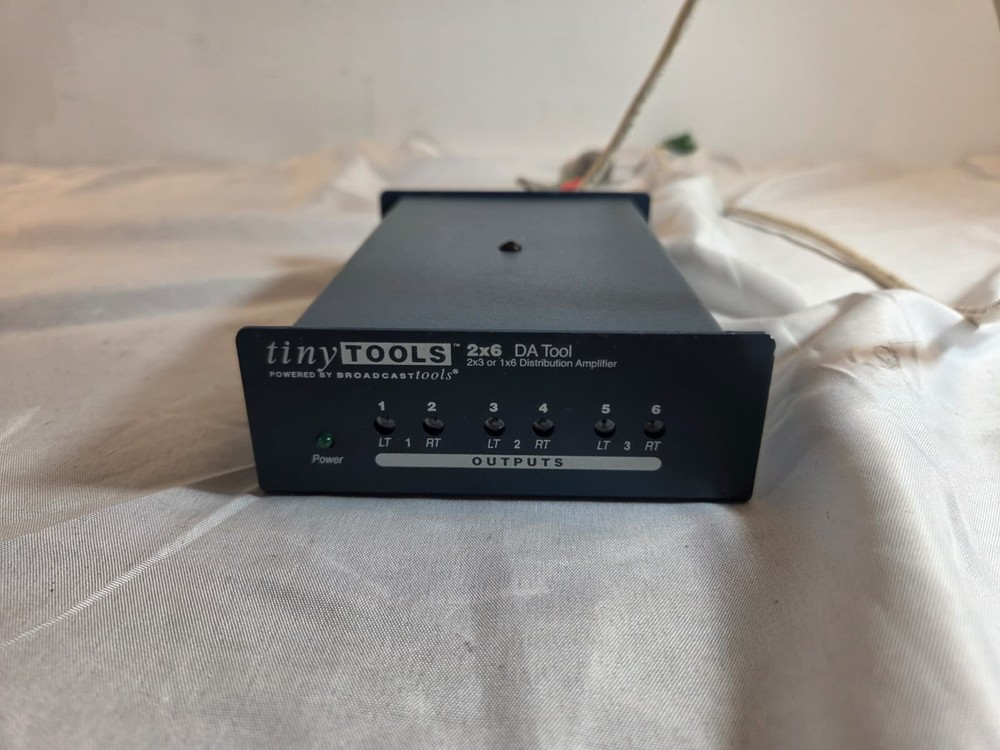 Tiny Tools Broadcast Tools 2×6 Distribution Amplifier No PSU Works