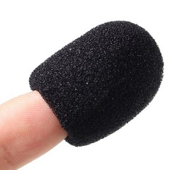 Protector antiviento de espuma para micrófono, esponja para micrófono de solapa