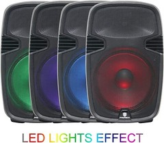 proreck Portable Powered Bluetooth Speaker 15-inch 600 Watt DJ Set