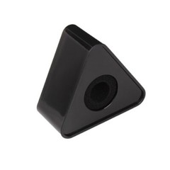 Triangular Practical Mic Logo Flag Microphone Logo Station for Meeting Interview