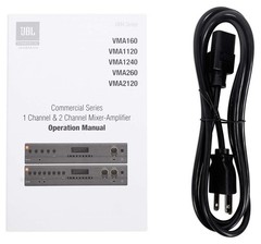 JBL VMA260 120-Watt 70 Volt 70V Mixer/Amplifier with Bluetooth 8 Channel Inputs