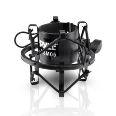 New Pyle Anti-Vibration Studio Microphone Shock Mount, Mic Angle/Tilt Adjustable