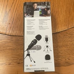SLIDE Podcasting Kit: Condenser Mic, Mini Tripod & Windscreen Pop Filter New