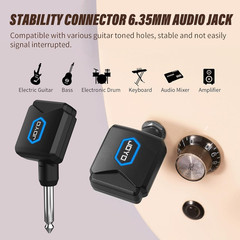 Wireless Guitar System 5.8Ghz Wireless Guitar Transmitter Receiver with Charging
