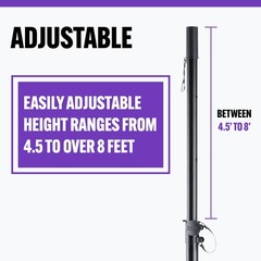 Speaker Lighting Stand Dual Purpose Adjustable – On-Stage