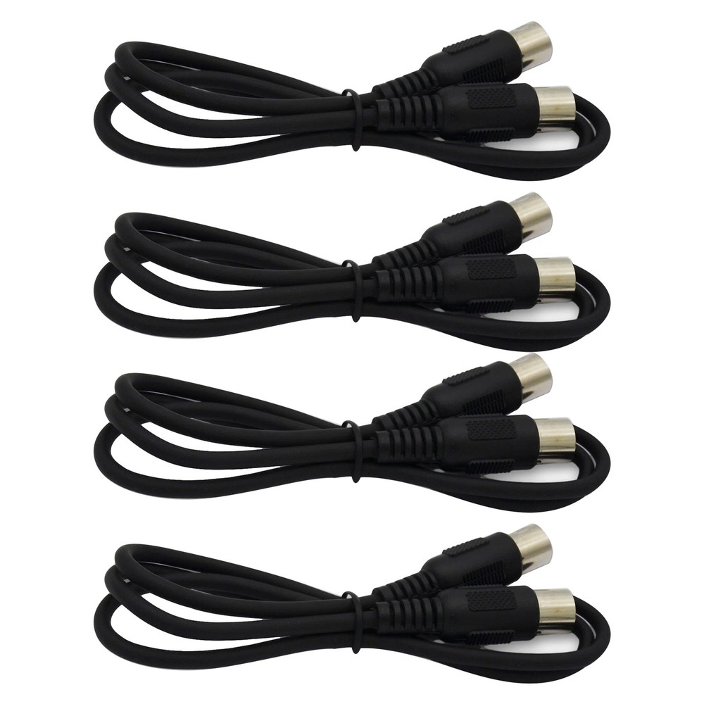 High Compatibility 4 x Connecting Cable MIDI 5-pin Male to Male 100% Brand New