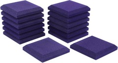 Auralex 2 inch SonoFlat 1×1 foot Acoustic Panel 14-pack – Purple