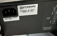 Crown CTs 4200 4CH 260W Per Channel Power Amplifier TrueHeartSound