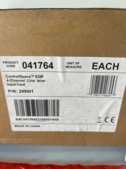 BOSE Controlspace EDR 4-channel line level input card 041764 (299001)
