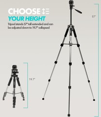 Movo Tabletop Video Podcast Equipment Bundle Interface 2X Mics Cameras Stands