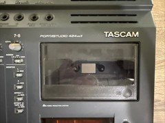 TASCAM PORTASTUDIO 424 MKII 4 Track Recorder W/ Remote Pedal, Very Clean, Works