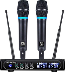 S9 UHF Rechargeable Wireless Microphone System Karaoke Microphone Wireless Mic C