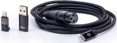 Sontronics XLR to USB-C Type Cable with Smartphone and USB-A Type Connectors
