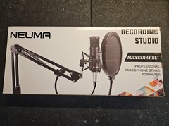 Neuma Recording Studio Accessory Set Professional Microphone Stand & Pop Filter