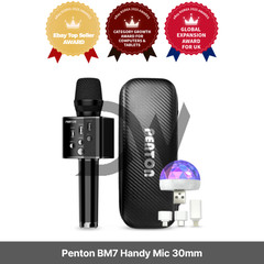 Penton BM7 Handy Mic 30mm Big Dynamic Home party TWS Duet Mic
