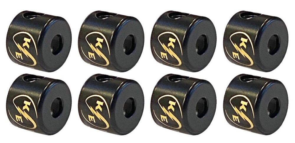 (8) Pack of Straight End Caps for Kurrent Electric Solderless Guitar Patch Cable