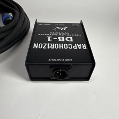 RapcoHorizon DB-1 Impedance Converter Ground Lift 1/4 In XLR Out w/ 14ga Cable