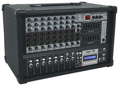 2 Rockville RSG15.24 Dual 15” 3000w 3-Way DJ/Pro PA Speakers+Powered Mixer w/USB