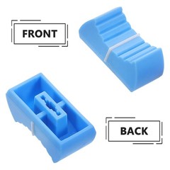 12Pcs Reusable Flat Push Knobs Plastic Mixer Fader Caps Assorted Colors