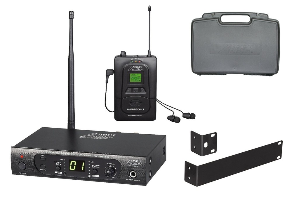 Audio2000’S AWM6308U UHF 100 Selectable Frequency Wireless In-Ear Monitor System