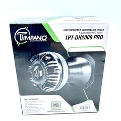 Timpano 2″ Exit Compression Driver Horn 450 Watts Max Power 8 Ohm TPT-DH2000 PRO
