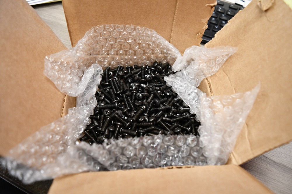 3lbs of Rack Screws; Black Anodized; Bulk Package ( 1 of 3)