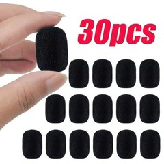 5-200PCs microphone windscreen sponge cover headset mic foam cover protective