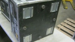 Double Ended 24x25x16 Anvil Computer Work Station Case Wheel Caster Plates