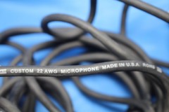 Rapco Neutrik 22 AWG Microphone Cable 50′ + 24′ 3 pin microphone cable