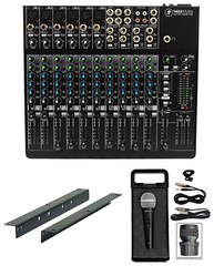 Mackie 1402VLZ4 14-ch. Pro Mixer w/6 ONYX Preamps+RM1402-VLZ Rack Mount Kit+Mic