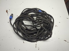 Live wire Elite Speaker Cable / 2 x 12ga Conductors 25 ft. Black