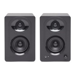 SAM30 3-Inch Powered Studio Monitors Pair Featuring Polypropylene Woofer and 3/4