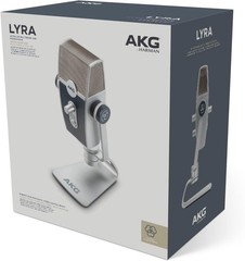 AKG Lyra Ultra-HD USB-C Mic for Recording, Streaming, Gaming, Podcasting – NEW
