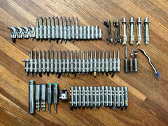 Lot of 75 Used 1/4″ / TRS / Male / Female Connectors + XLR Adapters. Switchcraft