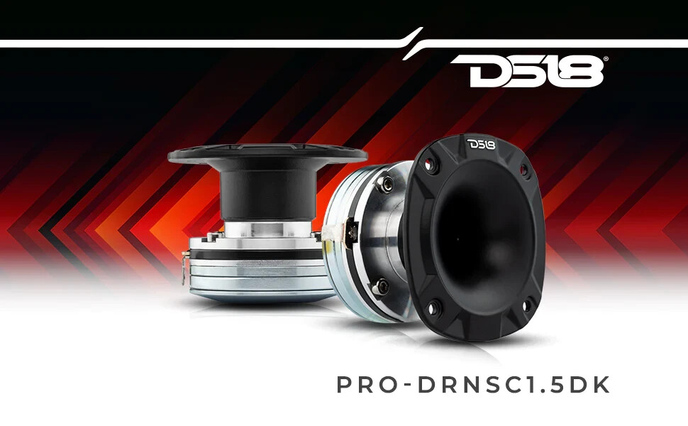 DS18 PRO-DRNSC1.5DK Compression Driver Horn 320W 8-ohm 1.5″ VC Compact Speaker
