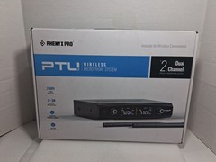 Phenyx Pro Dual Channel Wireless Microphone Model PTU52 *Missing One Mic READ